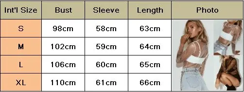 Sexy Women T Shirt See-through Mesh Sheer Long Sleeve Top Black White Clothes with Rhinestone Party Clubwear