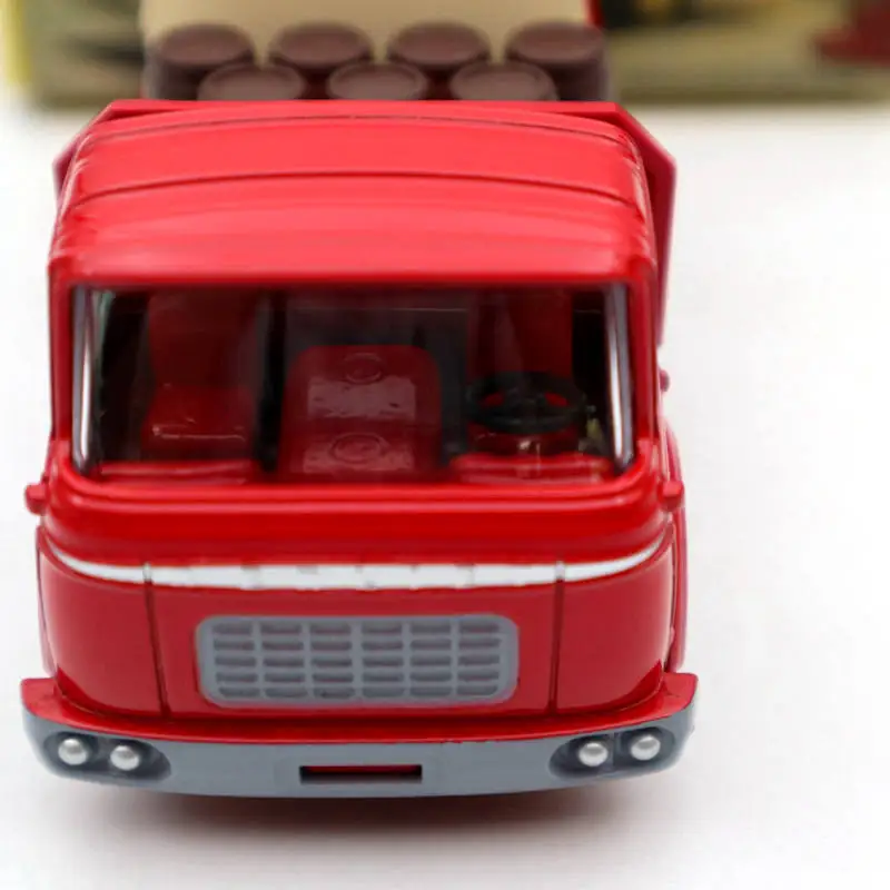 Atlas Dinky игрушки 588 плато Brasseur Berliet GAK Camion красный литье под давлением модели Коллекция грузовик