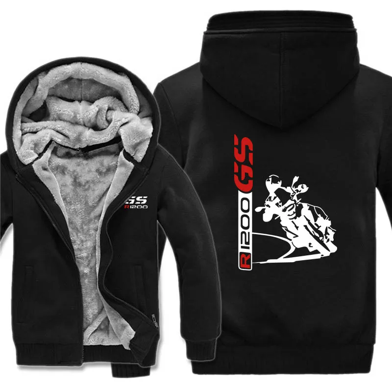 GS1200 Hoodies Fashion Jacket Winter Men Thick 1200GS GS Hoodie R 650 800 1150 1200 Sweatshirts Man Coat