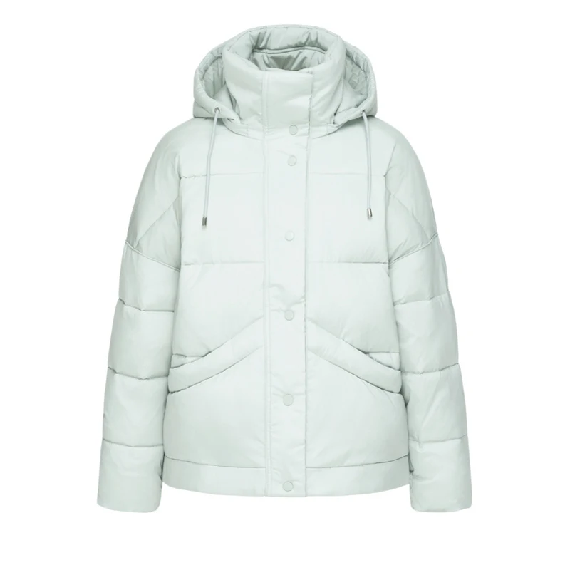 Semir, хлопковая одежда, Женское пальто, зима, новинка, хлеб, сервис, Паркер, Корейская версия, большие размеры, с капюшоном, с вышивкой, пальто для девочек - Цвет: Ice blue