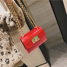 ISHOWTIENDA модная сумка квадратная PU для женщин детская сумка на плечо с цепью Диагональная Сумка через плечо телефон монета сумка# g35