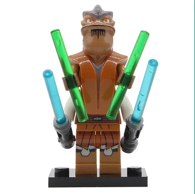 Мандалорское драже popping Boba Мандалорское одной продажи Star Wars рисунок Джанго Фетт pre vizsla Набор строительных блоков Модель бобба Фет игрушки - Цвет: C034