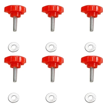 

6Pcs Red Hardtop Quick Removal Bolts Thumb Screws for Jeep Wrangler 1995-2020 YJ TJ JK JKU JL 2 4 Door Accessories