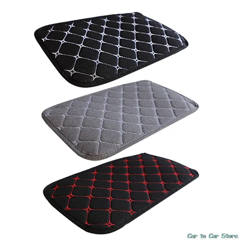 Car armrest mat Car armrest cover Car Armrest Mat Auto Armrest Waterproof Protector Universal Interior Armrests Storage Box Mats Dust-proof Cushion