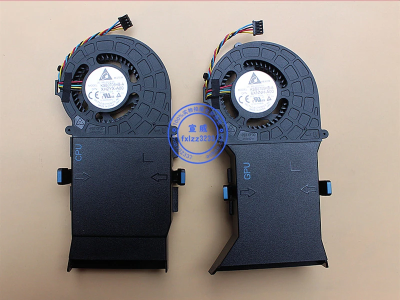 Новый процессор Охлаждающий вентилятор GPU для DELL Alienware ALWAR-3508/1808 R1 4528B ASM100-1580 Alpha R2