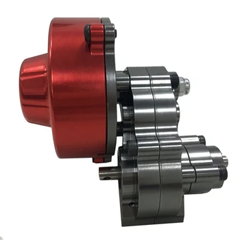 

Metal Cnc Upgraded Reverse Wave Box for 1/10 Scx10-Red