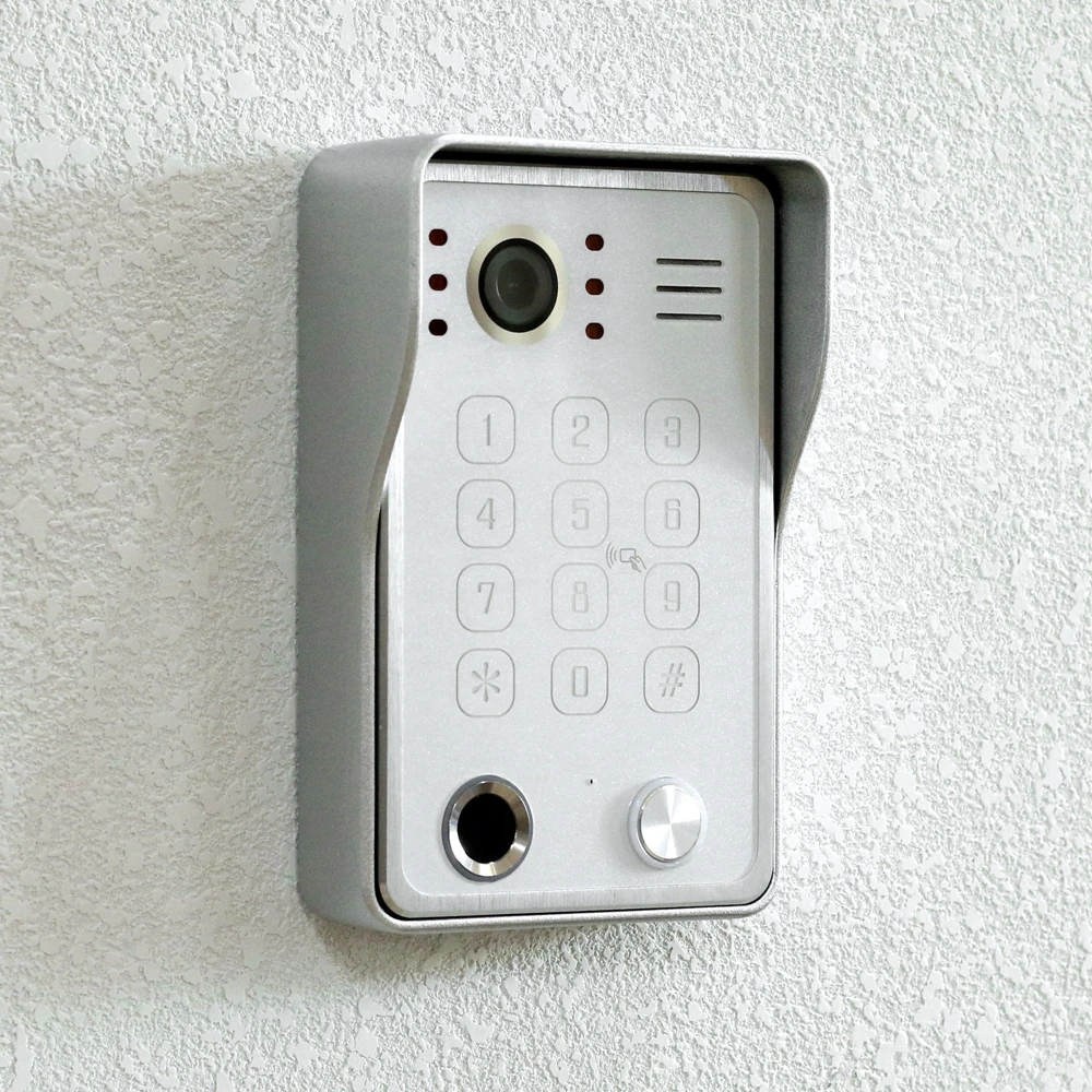HomeFong Wireless Video Intercom for Home IP Video Doorbell Fingerprint Unlock  HD 10 inch Touch Screen Wifi Intercom System Kit intercom doorbell