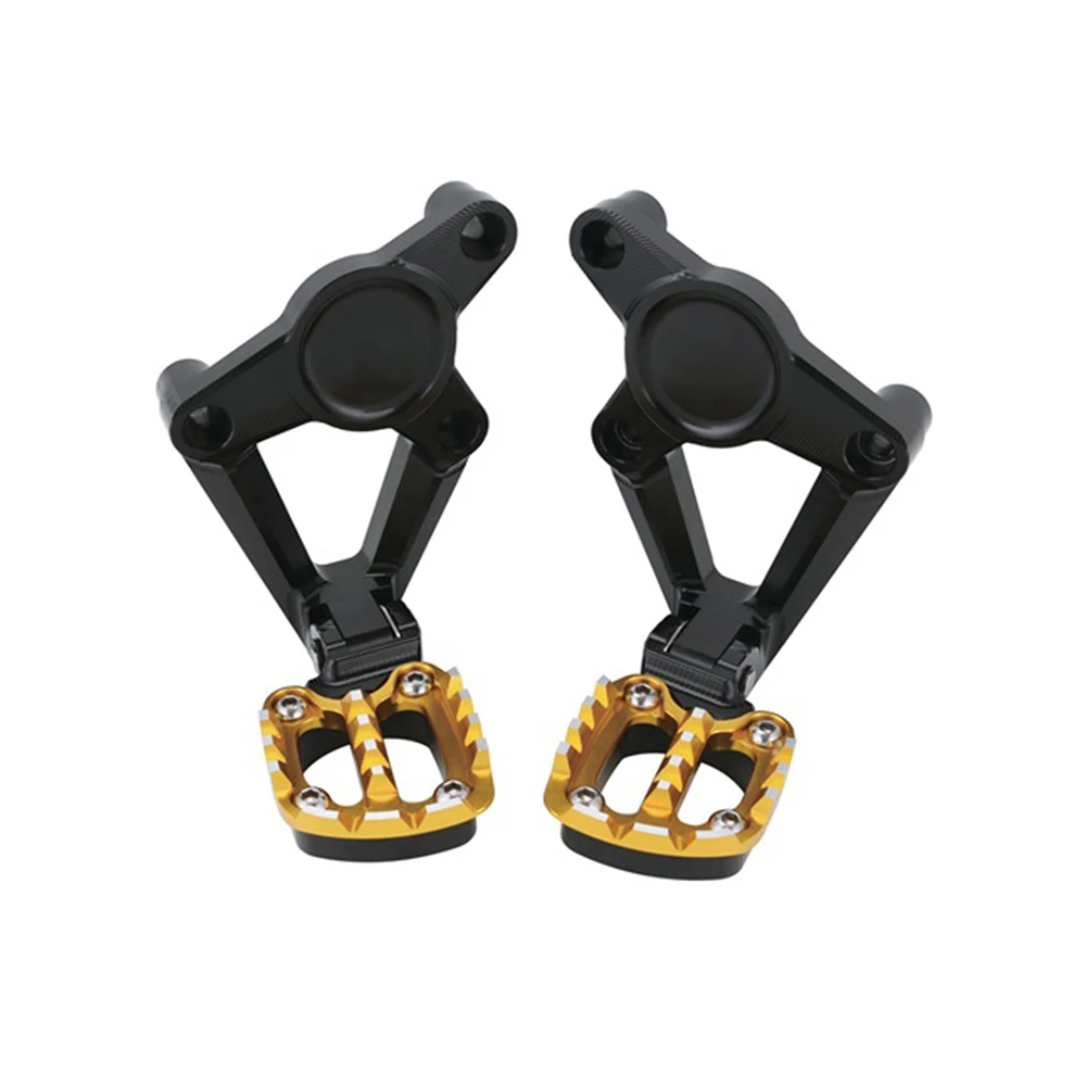 Motorcycle Rear footrests CNC Aluminum Foldable footrests Pedals Support and Passenger Pedal Fit for Honda XADV 750