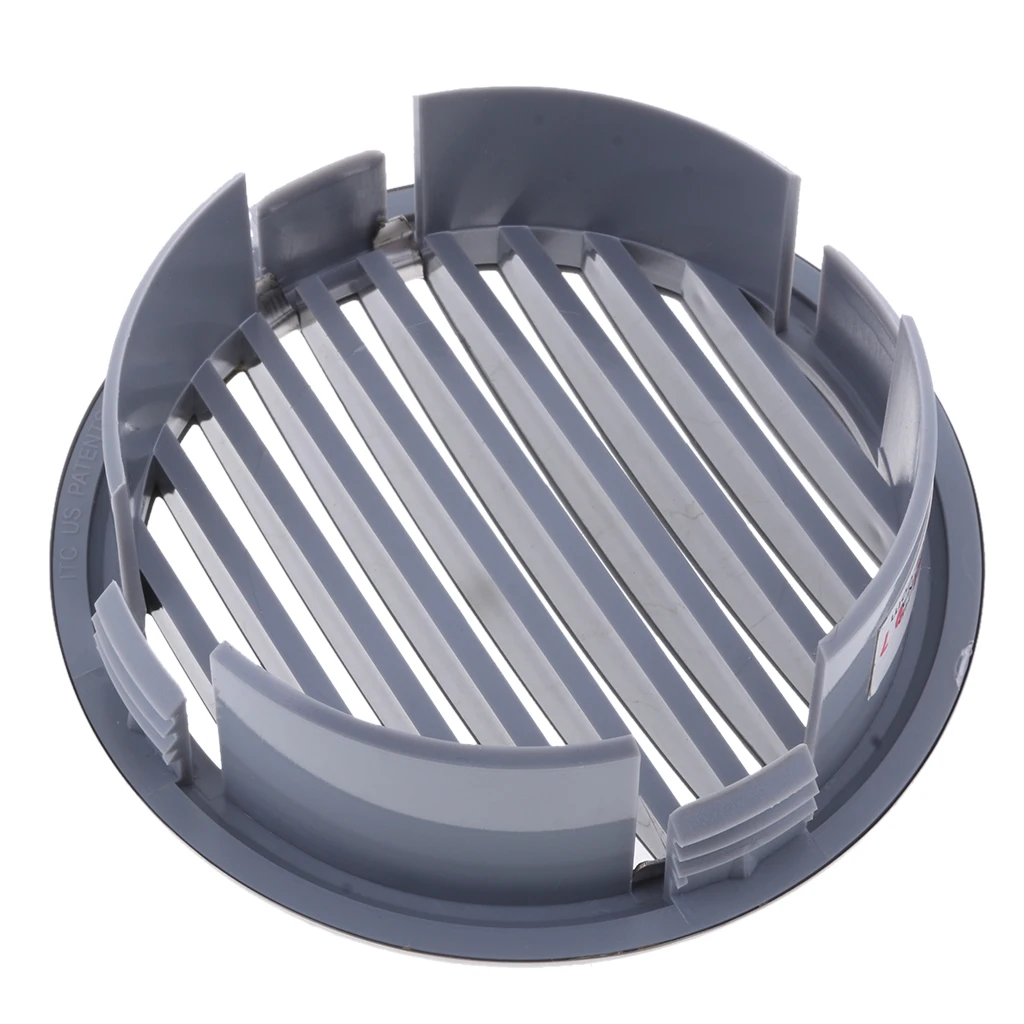 2Pcs 4 inch 100mm 316 Marine Grade Stainless Steel Grill Airflow Vent Cover 81933SS-HP