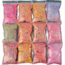 

50G Holographic Glitter for Nail Fluffy Bright Colorful Bulk Glitter Sequins Round/Hexagon/Butterfly Shape Nails Art Supplies J2