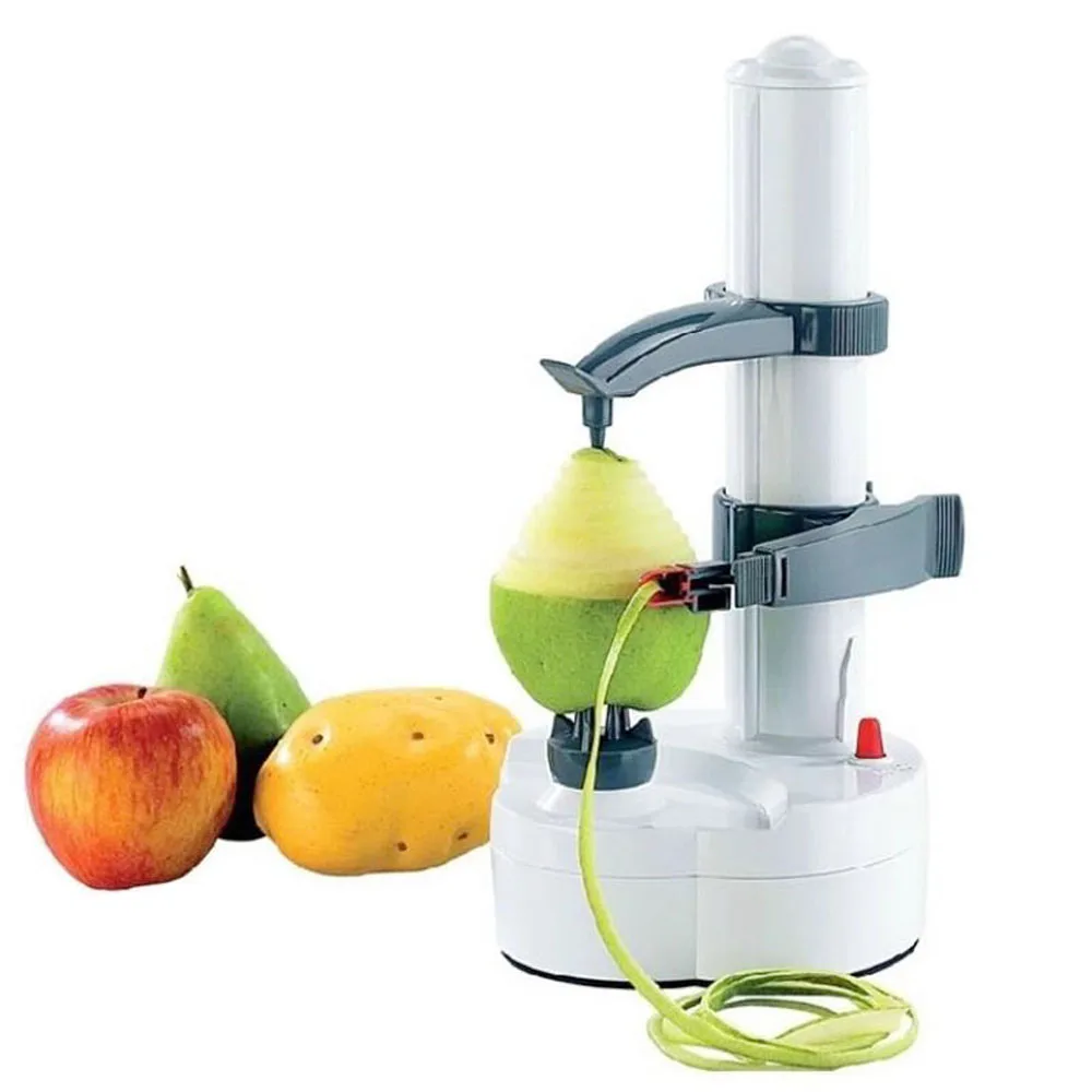 

Multi-function Stainless Steel Electric Peeler Automatic Fruit Peeler Vegetable Cutter Three Spare Blades Potato Peeler Machine