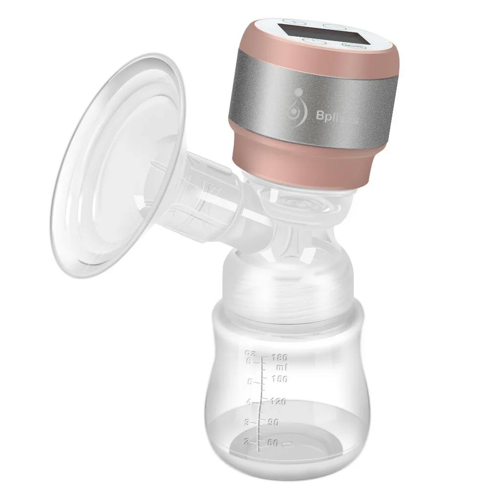 

Unisex One-piece Electric Breast Pump All Silica Gel Smart Mute Large Suction Massage Lithium Battery Portable Models