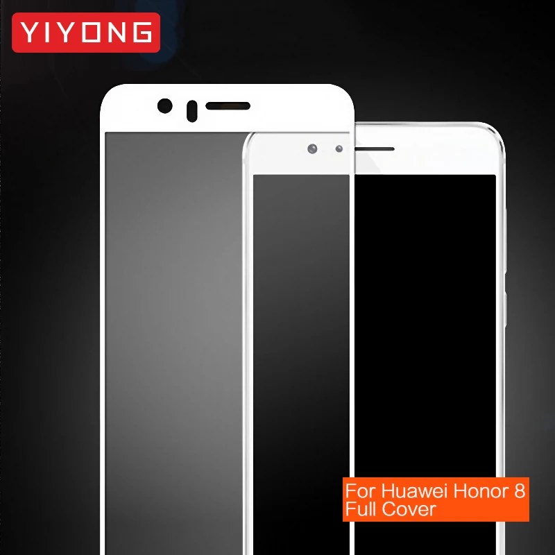 YIYONG 5D полное покрытие для клеевого экрана стекло Huawei Honor 8 Lite закаленное защита Flim