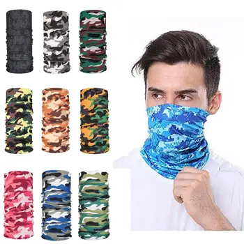 

2020 Outdoor Protective mask sets 9PCS Magic Scarf Outdoor Headwear Bandana Sport Tube UV Face Mask Workout Hiking A50