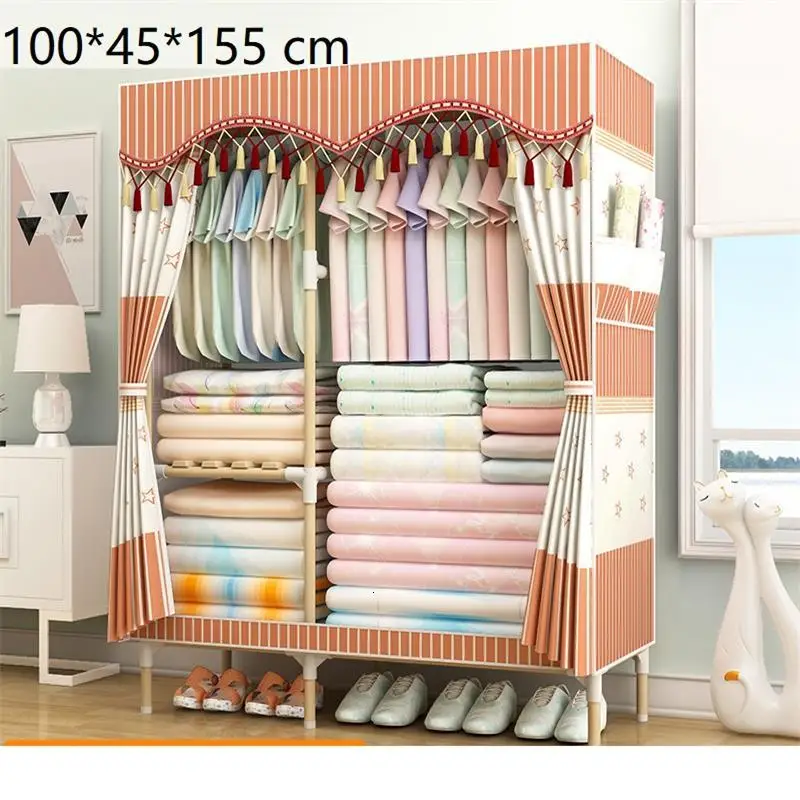 Tela Armoire Yatak Odasi Mobilya Penderie Placard De Range Chambre Armario Mueble мебель для спальни шкаф гардероб - Цвет: Version P