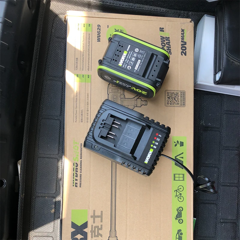 WORX литиевая батарея зарядное устройство WA3921 40 W/WA3922 160W 20V батарея