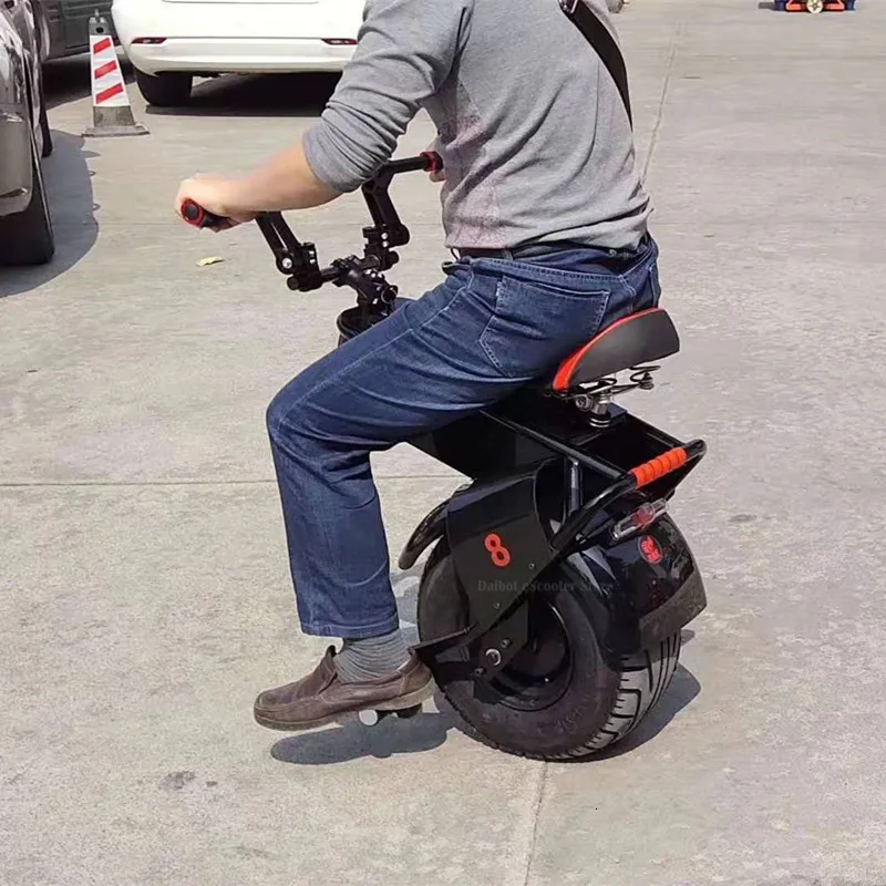 Daibot Electric Unicycle With Seat 18 Inch One Wheel Self-balancing Motorcycle Adults Electric Scooter 1000W 60V 90KM (32)