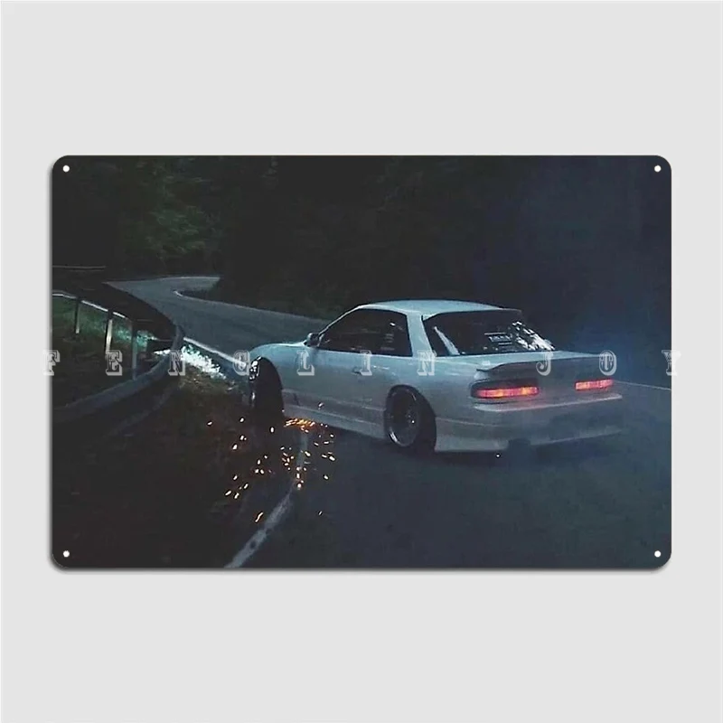 

Плакат Touge S13 Дрифт, деревянный плакат, кинотеатр, кухня, украшение для дома, живопись, Декор, деревянный плакат