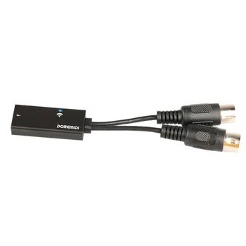 

HOT-DOREMiDi MTB-22 USB to MIDI Cable Electric Piano Drum Guitar Music Compile Interface Adapter Cable Converter
