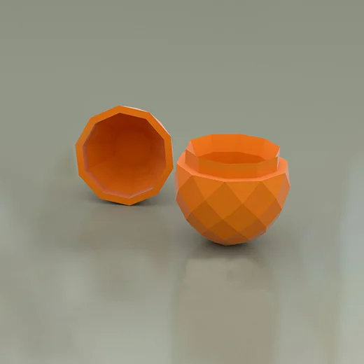Коробка в форме яйца 3D бумажная модель Геометрическая ручная работа DIY Бумага-cut креативная трехмерная модель Развивающие игрушки для детей