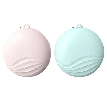 

2x Air Purifier, Household Negative Ion Air Purifier, Portable Hanging Neck Necklace for Children and Adults,Blue & Pink