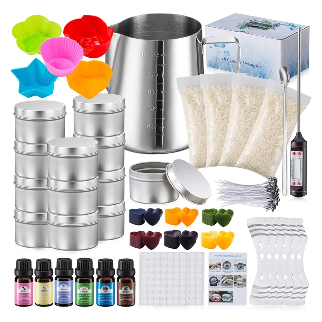 Kit per fare candele profumate fai-da-te forniture per candele fai-da-te  Set regalo Kit per candele Kit regalo fatto a mano per san valentino -  AliExpress