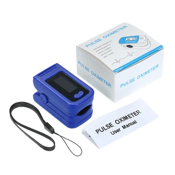 

Fingertip Pulse Oximeter Pulse Oximeter Finger Pulse Blood Oxygen SpO2 Monitor LED Oximeter Mini Pulse and Heart Rate Gauge