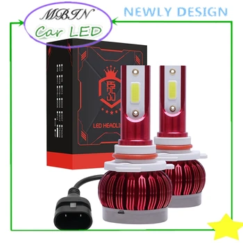 

All in one kit MBIN M35 Fanless design 9005/hb3 led headlight 3000k/6000k/6500k/8000k 12000LM 48W plug & play driving lamp bulb