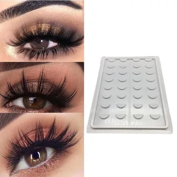

16 Pairs/Set 3D Grafting Eyelashes Display CardEyelash Packing Box Makeup Display Plastic Container Eyelashes Sample Catalog
