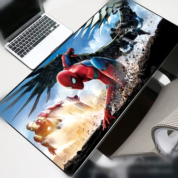 

Spiderman HD MousePads Computer Laptop Anime Mouse Mat computer gaming mouse pad gamer play mats Desk mat Portable gift