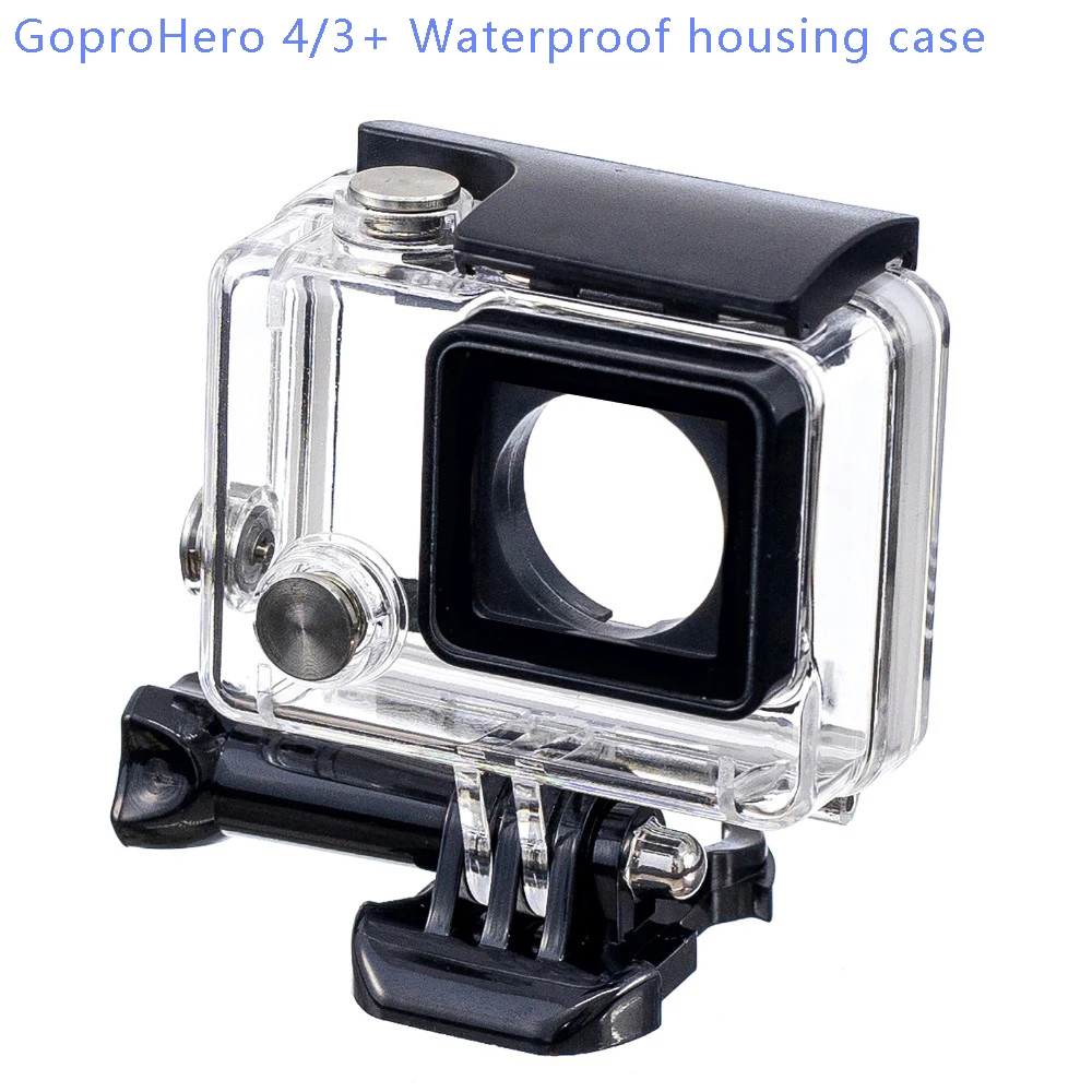 Go pro hero4/3 + Водонепроницаемый защитный чехол для Gopro4/3 с длинным винтовым