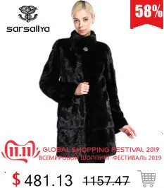 Flash Deal Real Mink Fur Coat Winter Long Natural Fur Mink Coats And Jacket Black Transformer Warm Women Clothes 2019 Vintage Plus Size 7XL 2