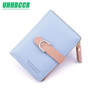 

2019 Solid Drawstring Nubuck Leather Zipper Small Women Wallet Phone Bag Luxury Brand Wallets Designer Purse Card Holder Clutch
