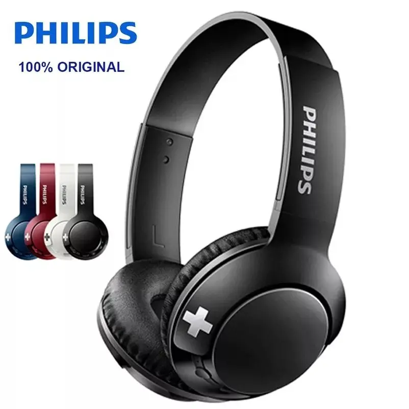 Philips Bluetooth гарнитура наушники беспроводные наушники SHB3075 громкость с микрофоном управление для Galaxy Note 8 XiaoMI Hua Wei