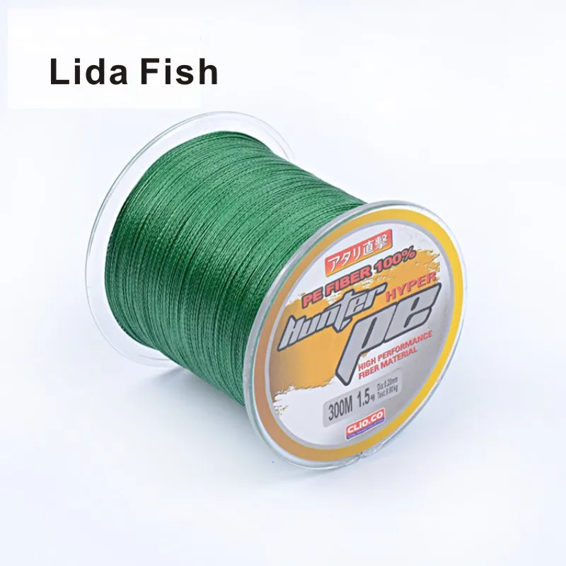 Бренд Lida Fish 300 m 4 серии pe line 10-100LB японский импортный сырой шелк
