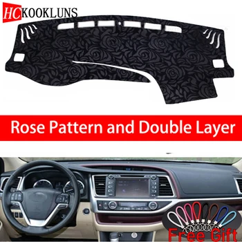 

Rose Pattern For Toyota Highlander 2015 2016 2017 2018 Dashboard Cover Car Stickers Car Decoration Car Accessories Car Decals