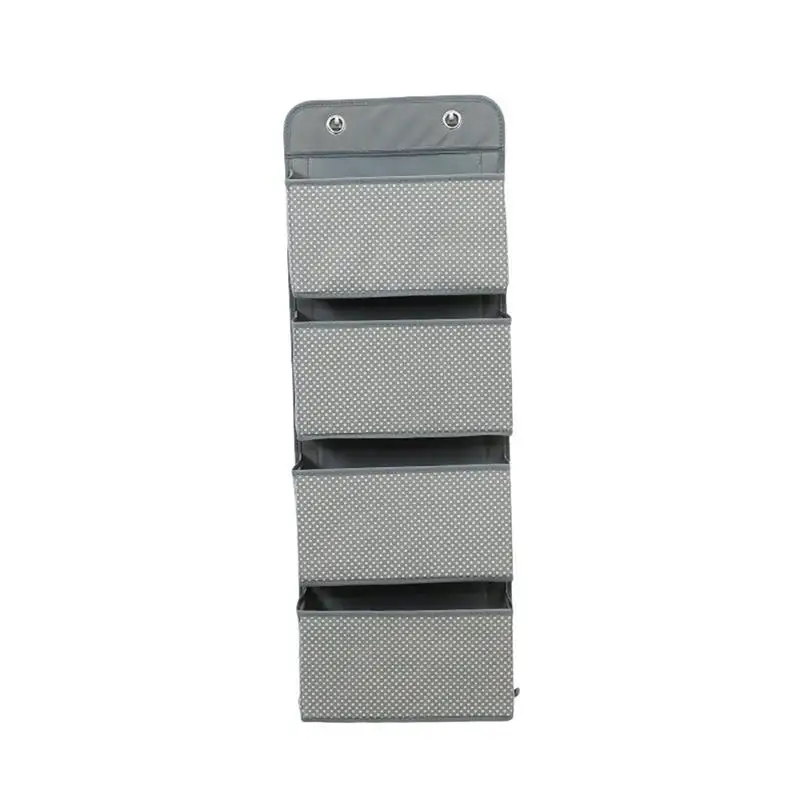 1 PC Hanging Pocket Bag White Dots Multi-Pockets Storage Bag Stoage Organizer Hanging Pouch For Dormitary Bedroom Classroom