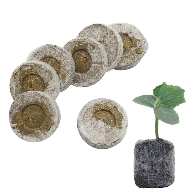 Tömörített Óvodai Blokk Tőzegpelletek Sphagnum Palánta Talajblokk Nagyméretű Mérlegelés Vetési Dugványok Tenyésztő Szubsztrát - Image 3