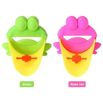 

2pcs Frog Shape Bathroom Gadgets Faucet Extenders for Kids Washing Hands