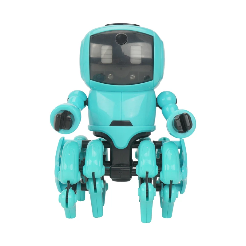 6-Legged RC робот DIY Собранный инфракрасный избегание препятствий жестов зондирования ходьба игрушка ребенок Рождество год подарок для детей