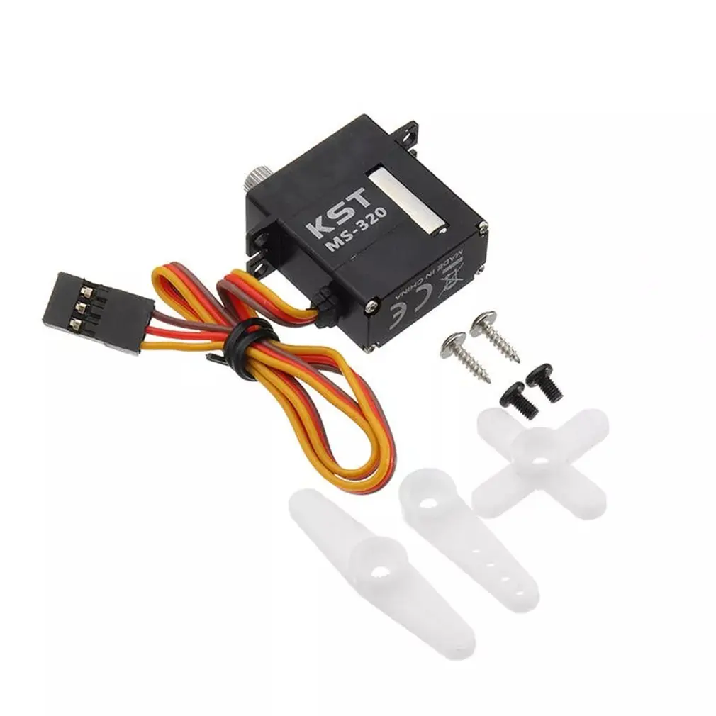 

NEW KST MS320 5.5KG 7.4V Metal Gear Digital Servo 2 Ball Bearing Servo for RC Trex 450 Goblin 380 Helicopter