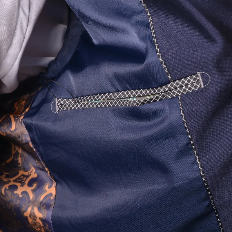 Стиль Для Мужчин 'S Бизнес детская одежда в Корейском стиле-Стиль Slim Fit Бизнес пиджак Для Мужчин's Банкетный торжественное платье костюм адаптируемые под требования заказчика