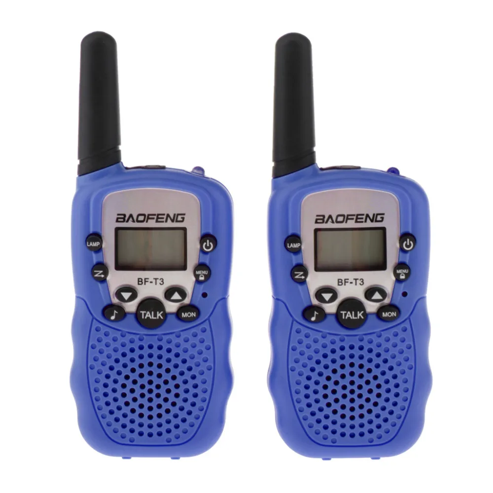 Baofeng 2 шт./компл. BF-T3 иди и болтай Walkie Talkie “иди и UHF462-467MHz 22 канала Портативный двухсторонняя 10 мелодий звонка радио приемопередатчик дети радио иди и болтай Walkie