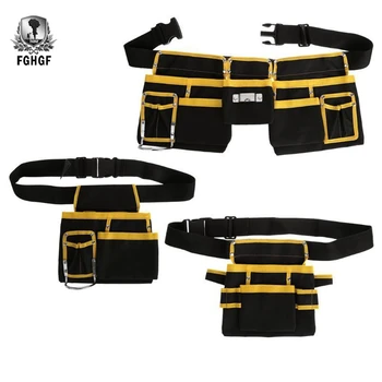 

FGHGF high quality Multi-functional Oxford Cloth Electrician Tools Bag Waist Pouch Belt Storage Holder Organizer