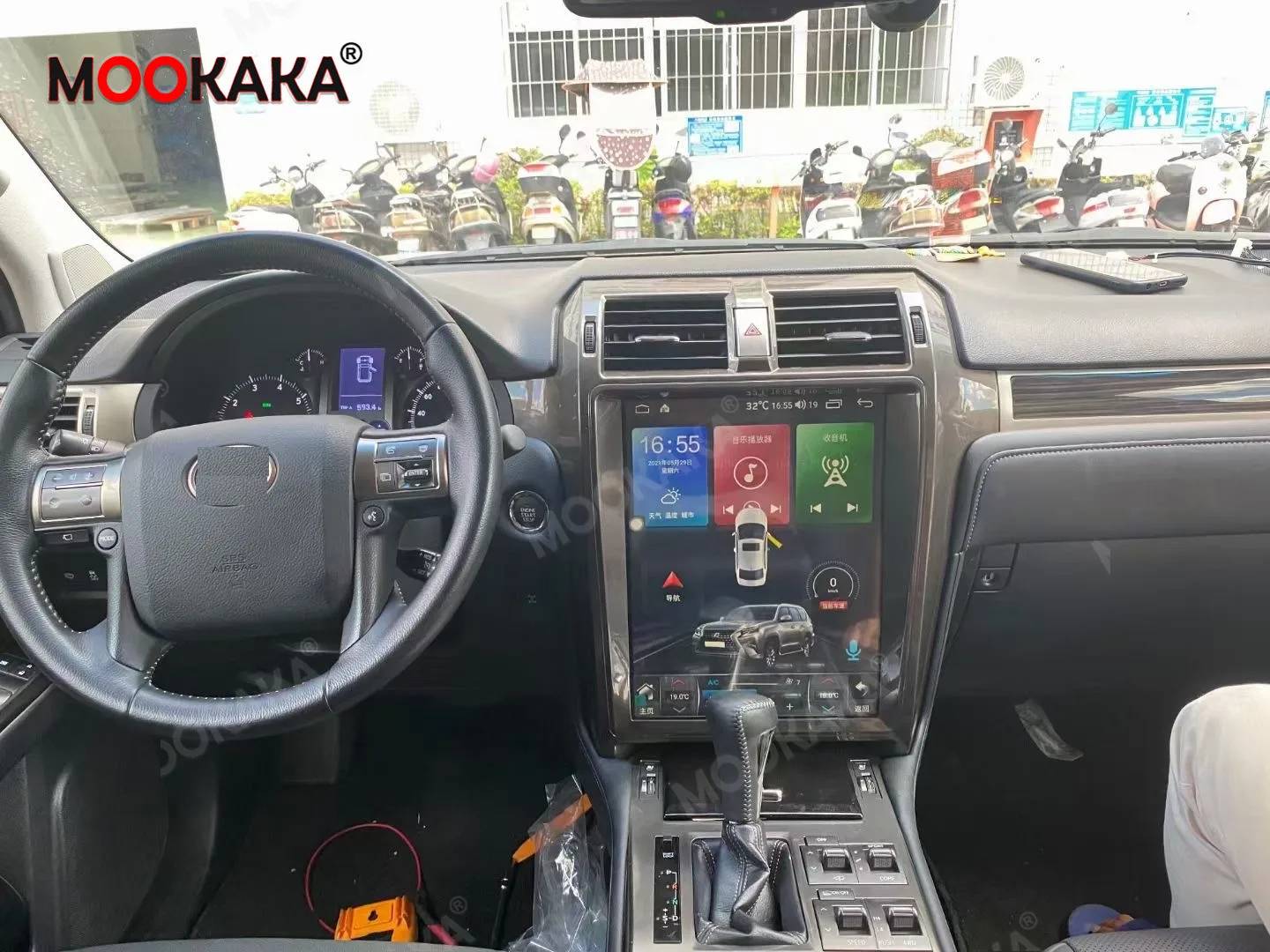 Автомобильный мультимедийный DVD-плеер Tesla Android 11 0 6 ГБ-128 ГБ для Lexus GX460 радио