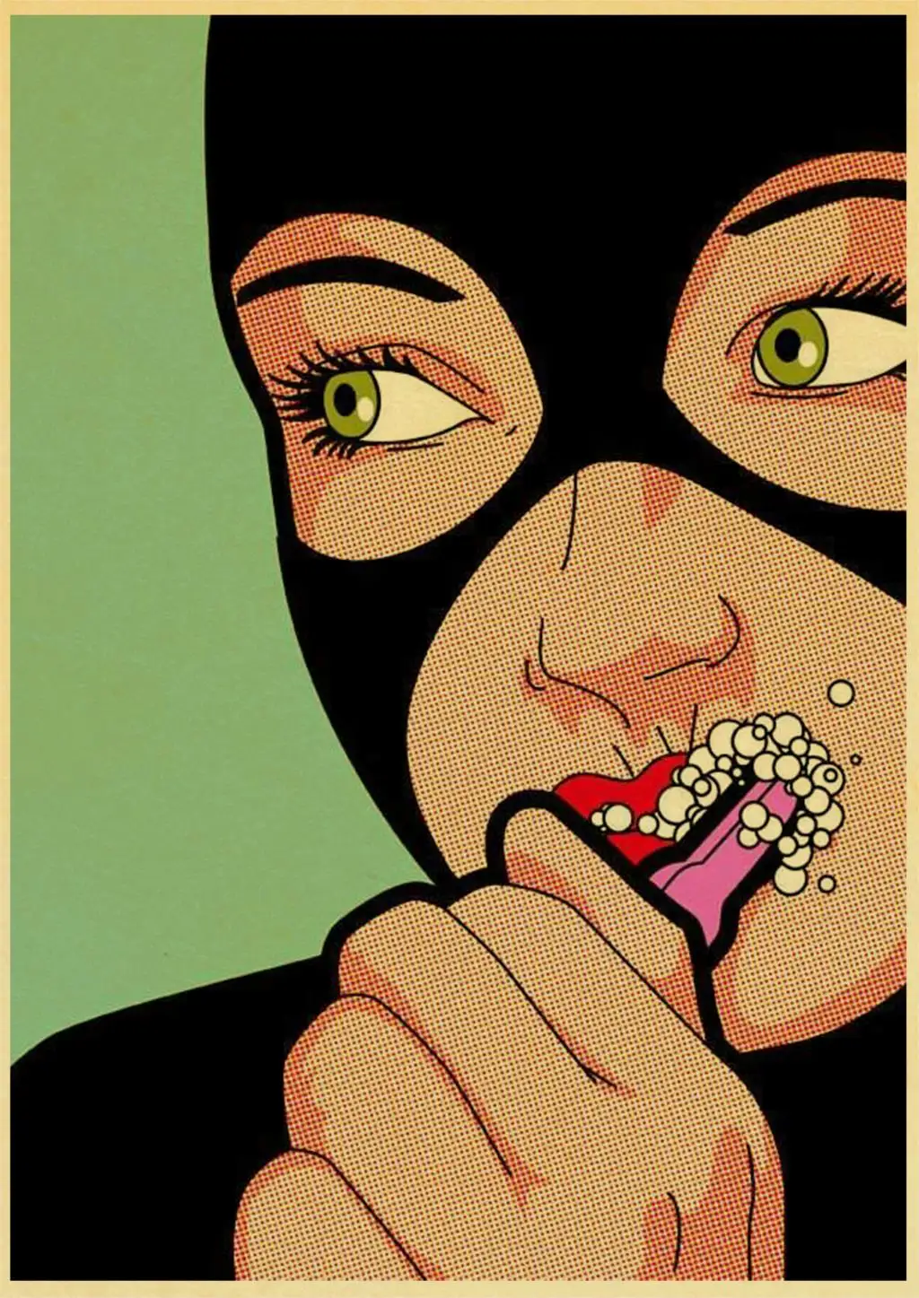 Винтажные забавные Супергерои Marvel чистящие зубы плакат ретро плакат крафт-бумага печатные настенные плакаты на стену для дома и бара живопись