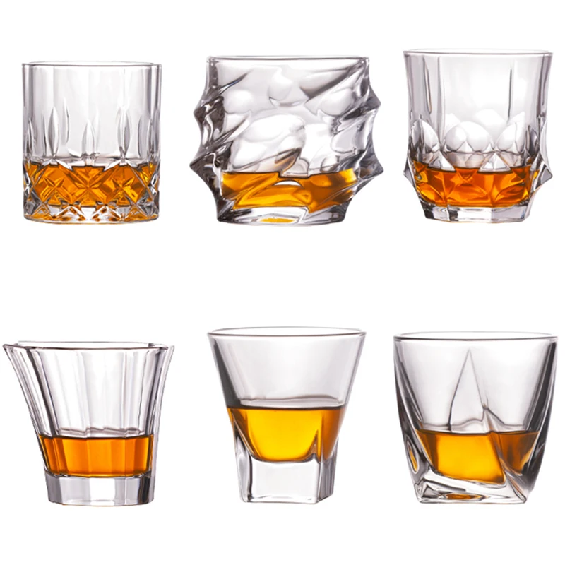 Shot Whiskey Crystal Glass Party Wedding Wine Liquor Glass Coffee Tea Cup for Beer Spirits Funny Glasses European Creative Gifts