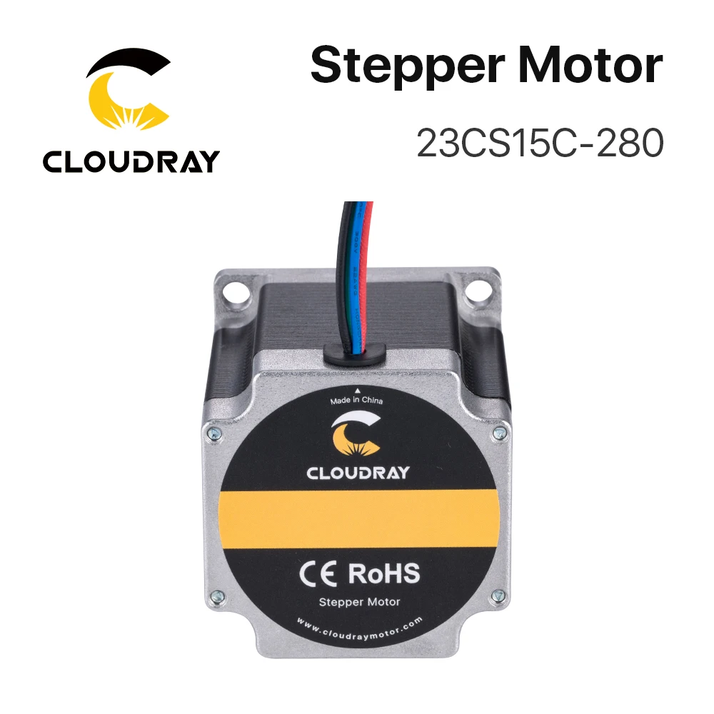 Nema23 Stepper Motor 64mm 0.15N.m 2.8A 2 Phase 4-lead Cable for 3D printer CNC Laser Grind Foam Plasma Cut stepper motor
