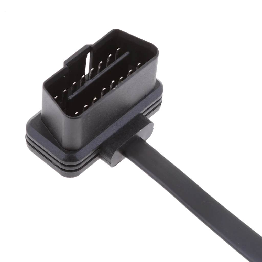 16 Pin M to F With Switch OBD2 Cord Extension Cable Adapter Connector On/Off Super flexible rubber coating is resistant to gas