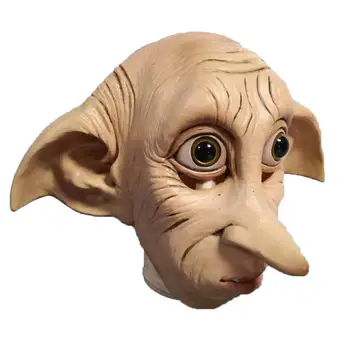 

Dobby Elfin Mask Full Face Animal Style Latex Mask Masquerade Party Costume Halloween Carnival Costume Headgear Props
